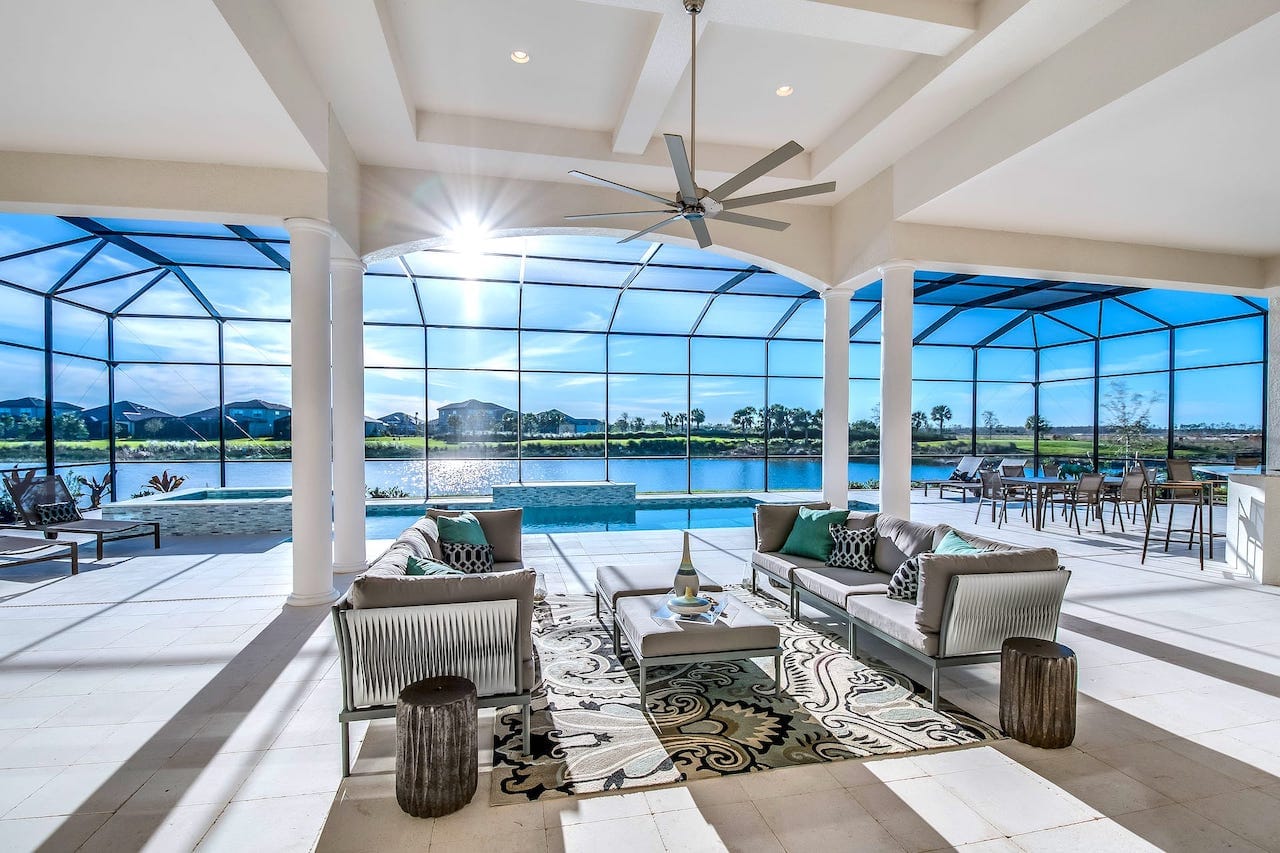 Florida luxury outdoor living